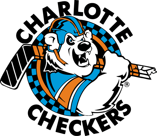 Charlotte Checkers 1993-2002 Primary Logo vinyl decal